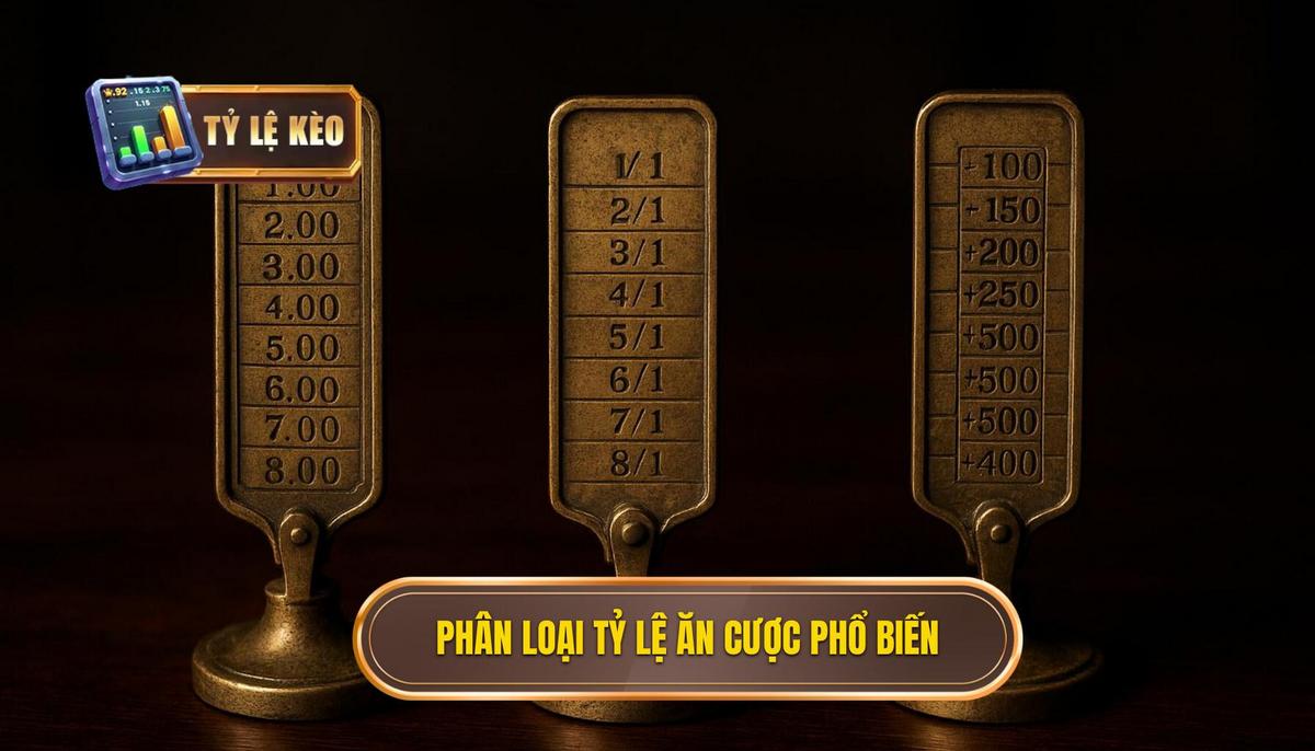 Phân loại các định dạng tỷ lệ ăn cược phổ biến trên thế giới