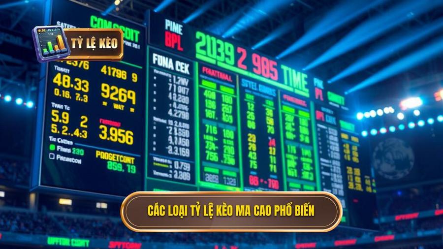 Các loại tỷ lệ kèo Ma Cao phổ biến nhất hiện nay
