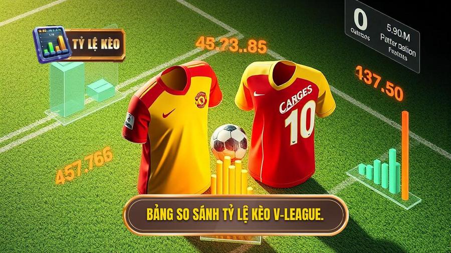 Bảng so sánh tỷ lệ kèo trung bình tại V-League