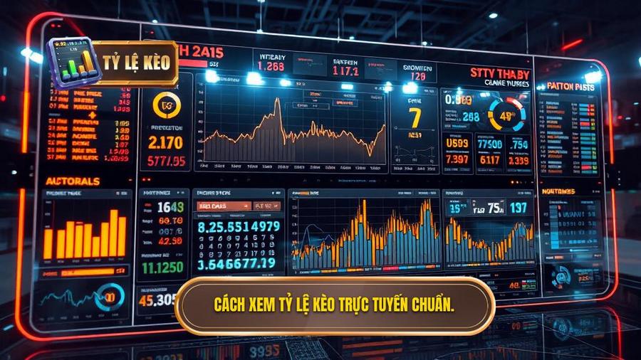 1. Cách xem tỷ lệ kèo trực tuyến chuẩn.