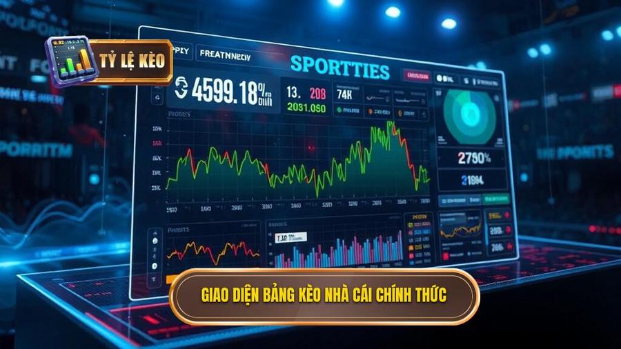 1. Giao diện bảng kèo nhà cái chính thức