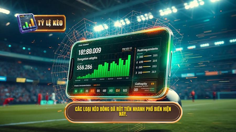 Các loại kèo bóng đá rút tiền nhanh phổ biến hiện nay
