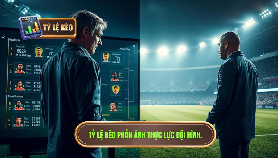 Tỷ lệ kèo phản ánh điều gì trước giờ bóng lăn về thực lực đội hình?